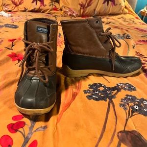 Kids Sperry Port Boots Sz. 3M EUC